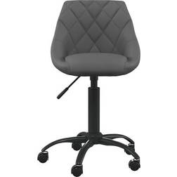 vidaXL Dunkelgrau Samt Esszimmerstuhl 79cm