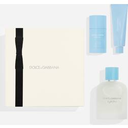Dolce & Gabbana Light Blue Pour Homme Edt Trio Gift Set Onesize
