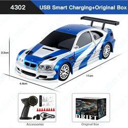 Maxpower ZWN 1/43 2.4G Mini RC Car 4WD Radio Remote Control Drift Cars