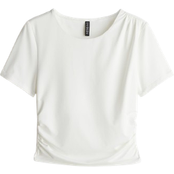 H&M Draped T-shirt - White