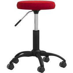 vidaXL Spisebordsstol Fløjl Vinrød Køkkenstol 54cm