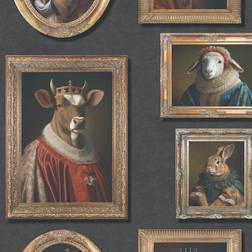 Muriva Regal Animals Wallpaper Multi 102575