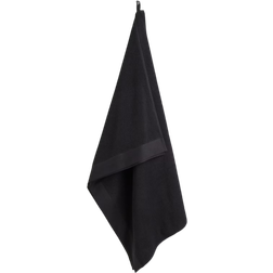 H&M Aus Baumwollfrottee 100x150 - Schwarz Badezimmerhandtuch Schwarz (150x100cm)