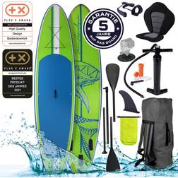 Brast SUP Board Shark Aufblasbares Stand Up Paddle Set 320 x 81 x 15 cm