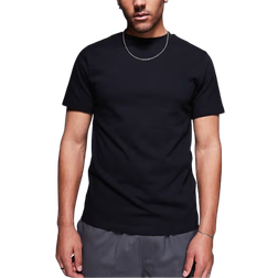 ASOS Essential Sort T-shirt med rund hals kraftigt stof på 240 gsm