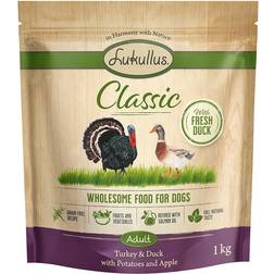 Lukullus Classic Kalkkuna Ankka Koiran Kuivaruoka 1kg