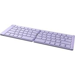 Delux KF10 Foldbart Trådløst Tastatur MF10PR Musesæt