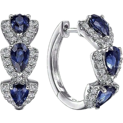 Shein pcs Elegant Fashionable Copper Cubic Zirconia HeartShaped Hoop Earrings For Women Daily Wear