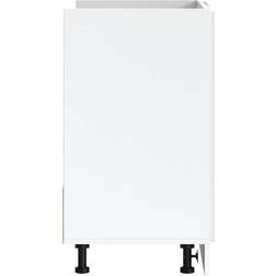 vidaXL Porto High Gloss White Sink Base 80 x 46 x 81.5 cm Storage Cabinet