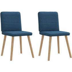 vidaXL Spisebordsstole 2 Stk Blå Køkkenstol 86cm 2stk