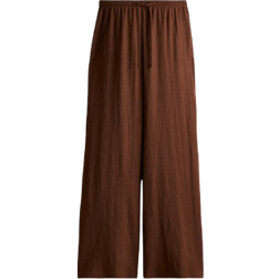 H&M Wide Pull on Trouser - Brown
