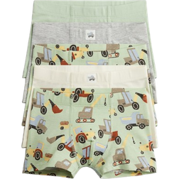 H&M Trunks 5-pack - Light Green/Tractors (1010214047)