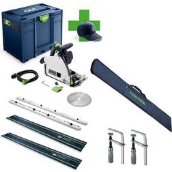Festool Tauchsäge TS 60 KEBQ-Plus 100Y 2x FS 1400/2 FSV/2 FS-BAG FSZ 120 2X