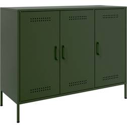 vidaXL Olive Storage Cabinet 100.5x79cm
