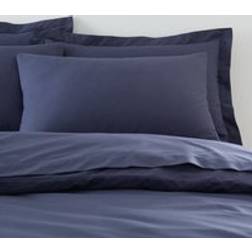 Fogarty Cooling Cotton Standard Pillowcase Pair - Navy Pillow Case Blue