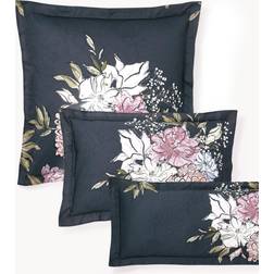 Westwing Collection Baumwollsatin Kopfkissenbezug Margot Blumen Print Örngott