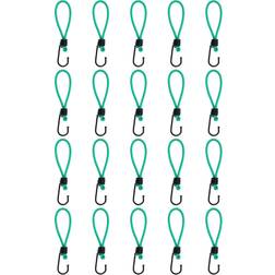 vidaXL Bungee Cords with Hooks 20pcs