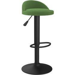 vidaXL Mörkgrön Sammet Barstol 94cm