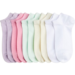 H&M Ankle Socks 10-pack - Light Yellow/Light Purple (1260277004)