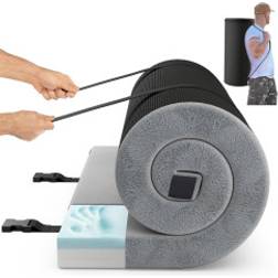 Memory Foam Campingmadrass Med Vattentät Beläggning 188 x 78 x 6,5 cm Grå