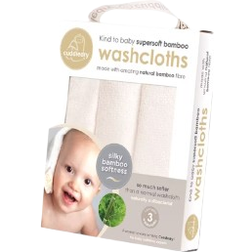 Cuddledry Kind to Baby Bamboo Washcloth Set of Three