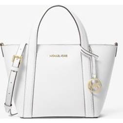 Michael Kors MK Pratt Small Tote Bag - White