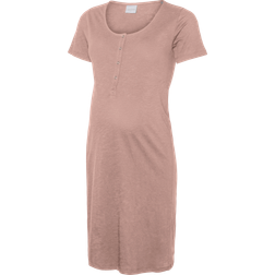 Mamalicious Camicia Da Notte MLMIRA Rosa Antico S