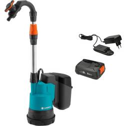 Gardena Battery Rainwater Tank Pump 2000/2 18V P4A (1x2.0Ah)