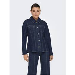 Only Onlelle L/S Fitted DNM Jacket - Dark Blue Denim