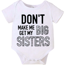 Shein Baby Boy Unisex Baby Letter Printing Cute Bodysuit Clothes