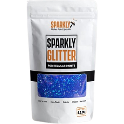 Sparkly Glitter - Glimmer til maling, Safirblå