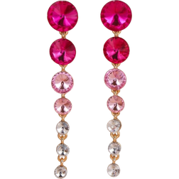 Shein Rhinestone Decor Drop Earrings