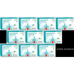 60 Loperamide Hydrochloride 2mg Capsules Rapid Diarrhoea Relief 6 Packs of 10 Capsule