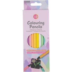 Sense Träfärgpennor Pastell 10-Pack