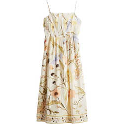 H&M Midi Strap Dress - Cream