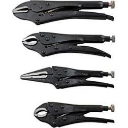 US PRO 4pc Black Locking Set 5 Mole Vice Clamp Grips 1674 Pliers