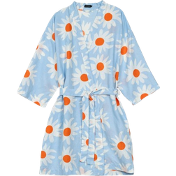 Marimekko Rakasta Morgonrock - Light Blue/Off