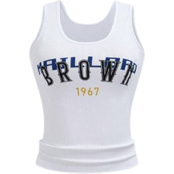 Shein Womens Slim Fit Letter Print Tank Top