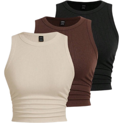 Shein Enganliegende Frauen Tank Top in mehreren Farben gestrickt