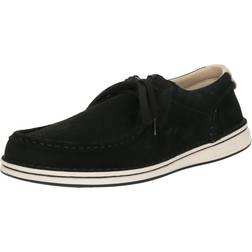 Birkenstock Pasadena Suede Leather Lace-Up Shoes - Black