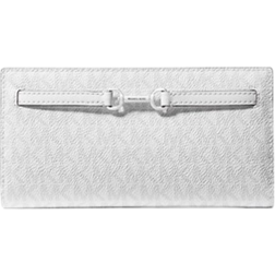 Michael Kors Carson Large Signature Logo Wallet - White