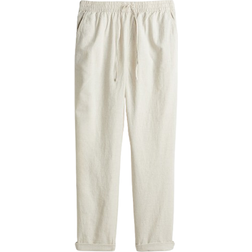 H&M Dame Beige Joggers hørblanding