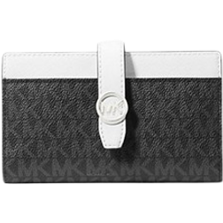 Michael Kors Greenwich Medium Signature Logo Wallet - Black