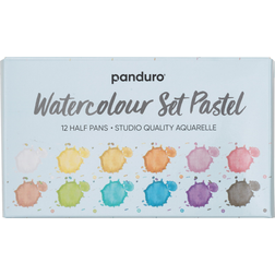 Panduro Hobby Akvarellfärg Set Pastel 12
