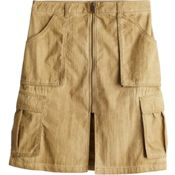 H&M Dame Beige Cargo skirt