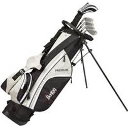 Boston Kit De Golf Pour Enfant Droitier Boston Junior Premium Sac + 6 Clubs Gris