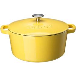 Sabor Gjutjärnsgryta 4.4 L Sunny Joy med lock 4.4 L 24 cm