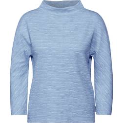 Cecil Damen Strukturshirt - Blau