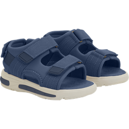En Fant Velcro Blinkande Sandaler - Vintage Indigo