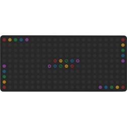 KBD fans PBTfans Retro Dark Lights R2 Bubble Deskmat 2XL